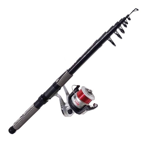 Carbon telescopic fishing rod - fishing,