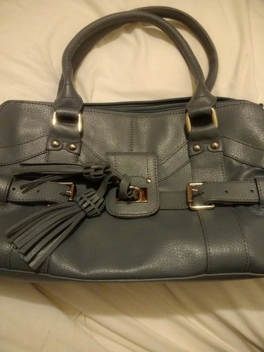 Grey real leather - grey,
