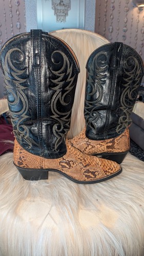 Acme vintage python snake skin - acme,