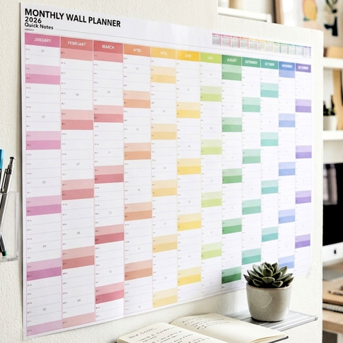 2026 wall planner full - 2026,