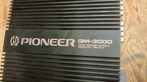 Pioneer 3000 amplifier - pioneer, gm-3000