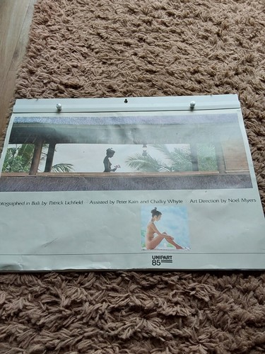 1985 unipart calender bali - unipart,