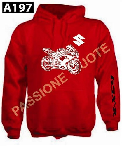 Gsxr red hoodie - gsxr,