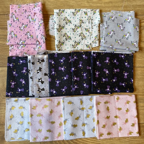 Fat quarters and scraps of - and, 3