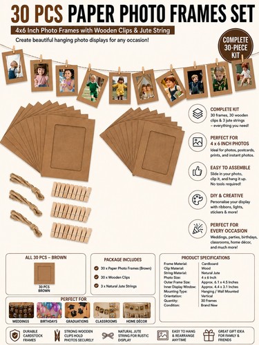 Paper picture frames pcs - picture,