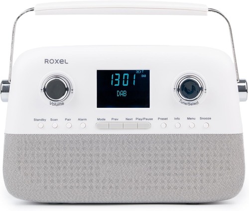Roxel retro dab radio - roxel, w/