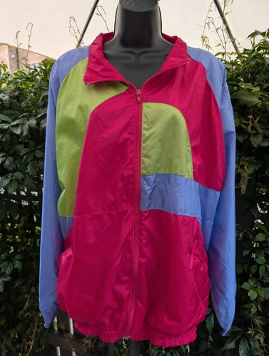 Vintage 1980s neon shell suit - vintage,