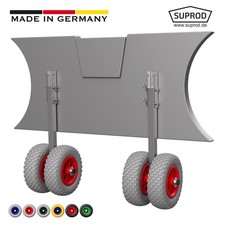 Boat Transom Wheels Launching Wheels for Inflatables Stainless Steel EW200