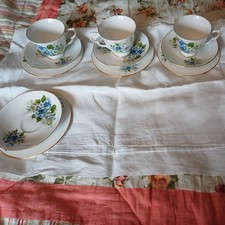 Queen Anne Bone China Blue