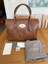 Mulberry Bayswater Oak Croc
