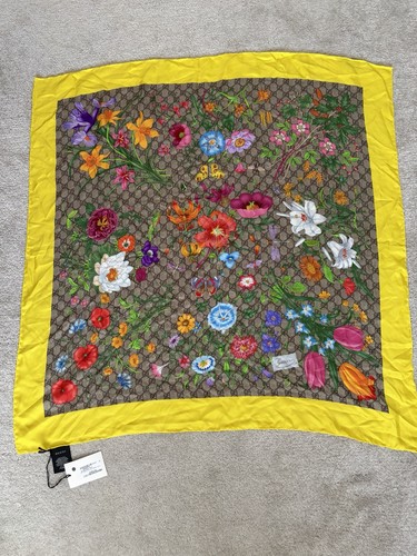 Gucci printed flora silk - flora,