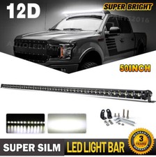 50" LED Light Bar Roof Spot Flood Driving Offroad For 1984-2001 Jeep Cherokee XJ