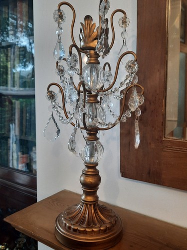 Vintage style gold candelabra - style,