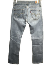 Levis 504 Tilted Blue Denim
