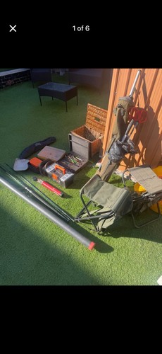 Fishing gear joblot - gear,