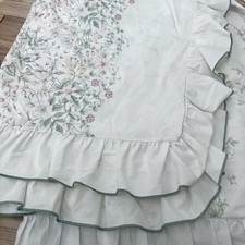Vintage Dorma Country Diary Honeysuckle Frilly Floral Single Duvet Cover