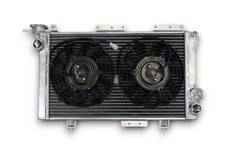 Radiator aluminium 4L Trophy large volume 50mm fan aluminium radiator Renault