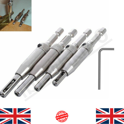 Door lock hinge - drill, bit
