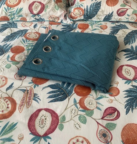 Sanderson lined curtains w - sanderson, curtains,