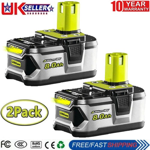18v 0ah battery for ryobi - 2x,