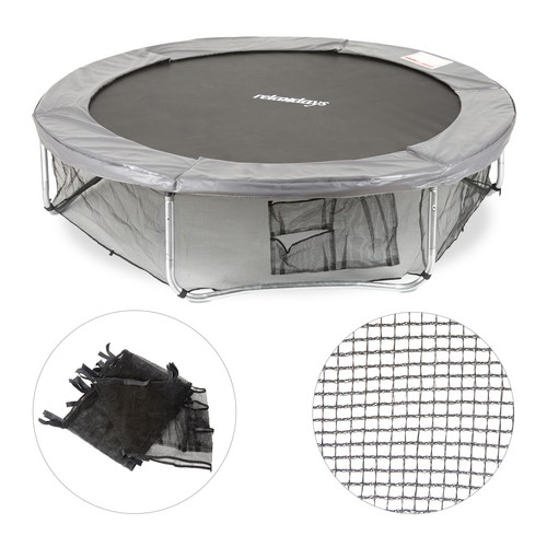Trampoline frame net