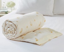 Exclusive Luxury Duck & Feather Down Blanket Throw Eiderdown lightly quilted