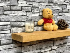 Rustic Floating Wall Shelf &