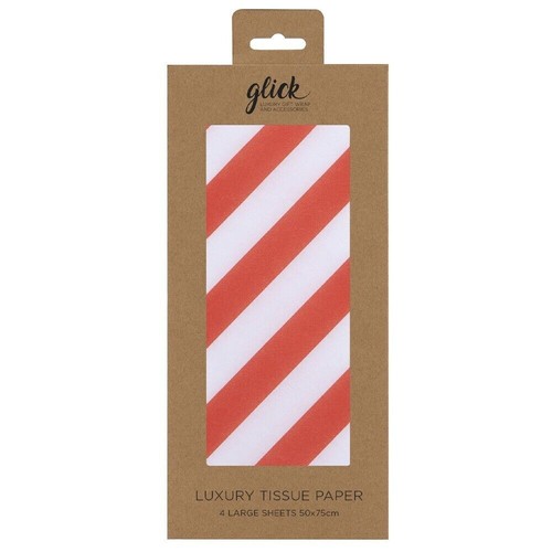 Candy cane red stripe - red,