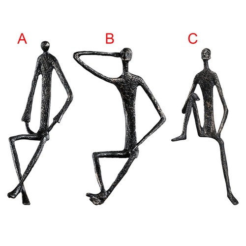 Abstract figurine metal - abstract, statue