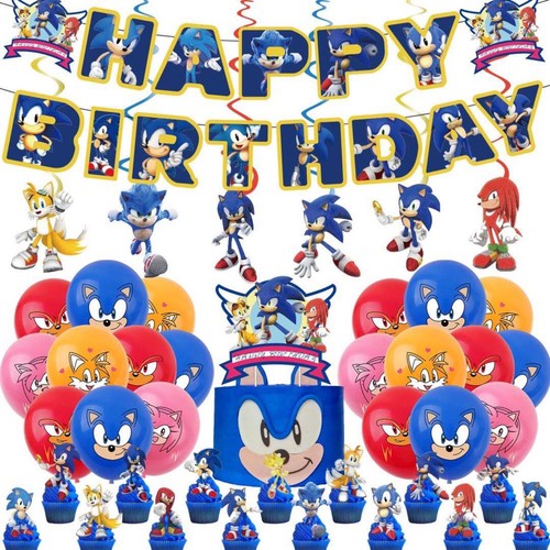Sonic the hedgehog balloons - the,