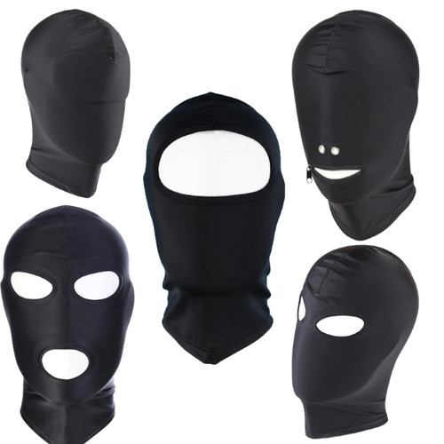 Fetish open mouth hood - fetish,