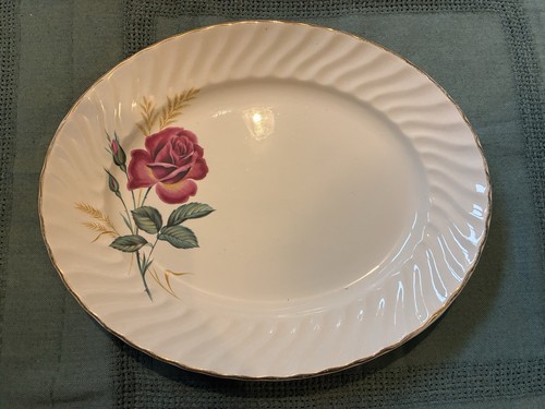 Serving plate oval - serving,