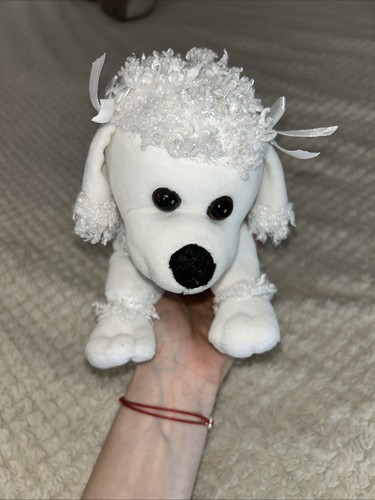 White poodle puppy plush soft - poodle,