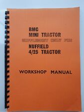 BMC MINI TRACTOR WORKSHOP MANUAL SUPPLEMENT FOR 4/25 - COPY 
