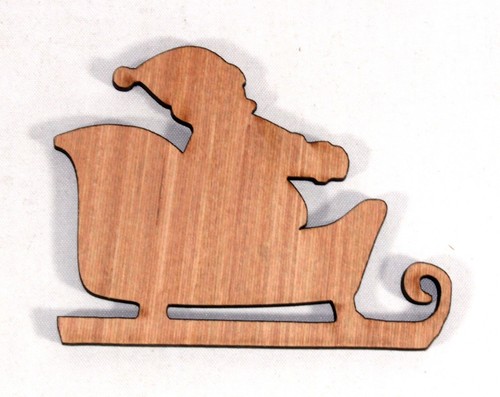 Wooden christmas shape 100mm - shape,