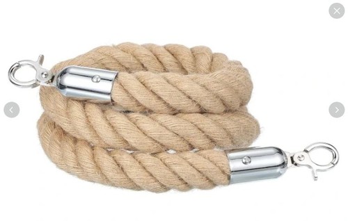 Jute rope barrier - 2x,