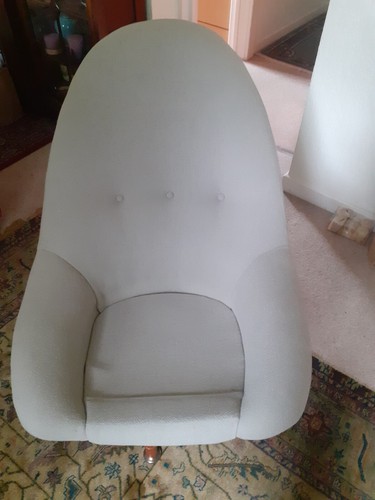 1970s retro grey swivel - retro, egg