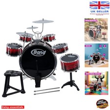 Complete Kids Drum Kit - Red &