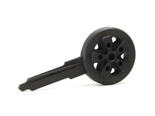 BLANK KEY SHANK IN BLACK FUCHS