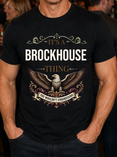 Brockhouse surname eagle men - surname, men's