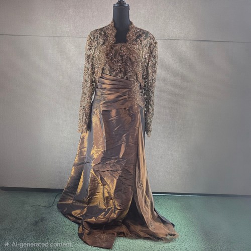Landa womens bronze lace - womens,