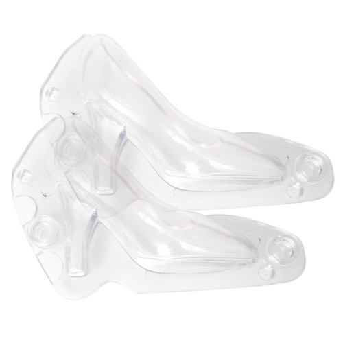 High heeled shoes chocolate - high,