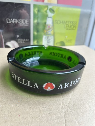 Vintage green glass stella - glass,