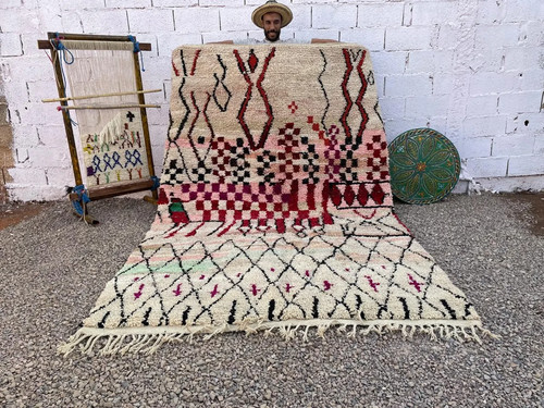 Moroccan beni ourain - ourain, wool