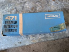 Desmo 471 Interior Mirror Vintage Classic Car 1960-1970s NOS #WG46