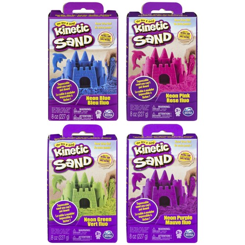 Kinetic sand 8oz - neon, box