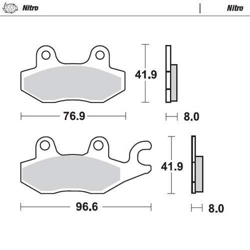 Moto master nitro rear brake - nitro,