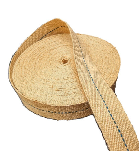 Green stripe webbing jute - stripe,