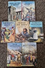 7 vintage ladybird books With