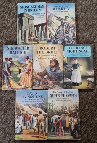 Vintage ladybird books with - 7,